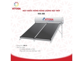 MÁY NƯỚC NÓNG NĂNG LƯỢNG MẶT TRỜI  VITOSA TẤM PHẲNG 300 LÍT (VTS-V05-300)